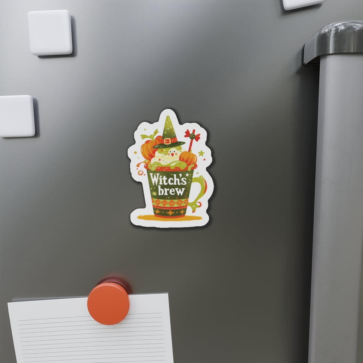 Witch's Brew Die-Cut Magnets