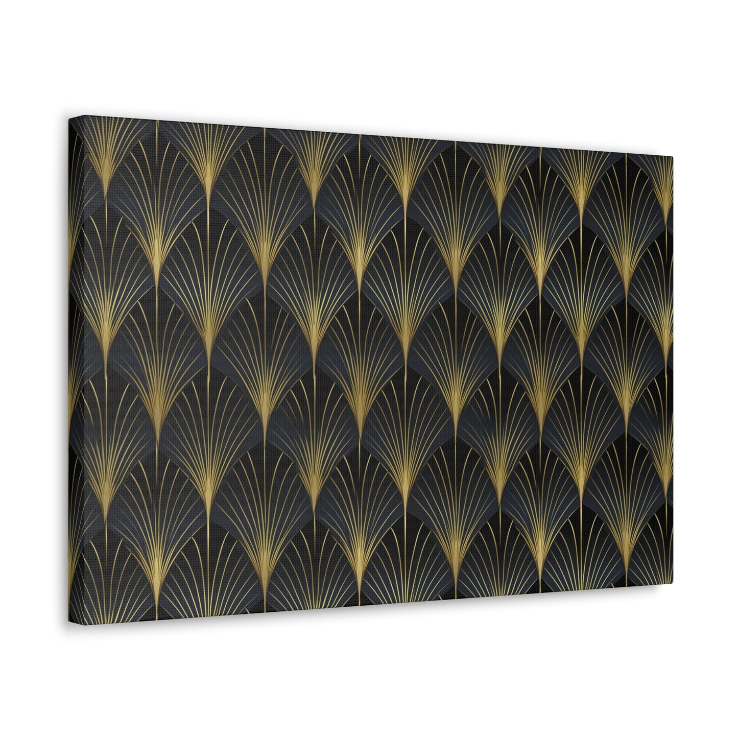 Art Deco Fans Canvas Gallery Wrap