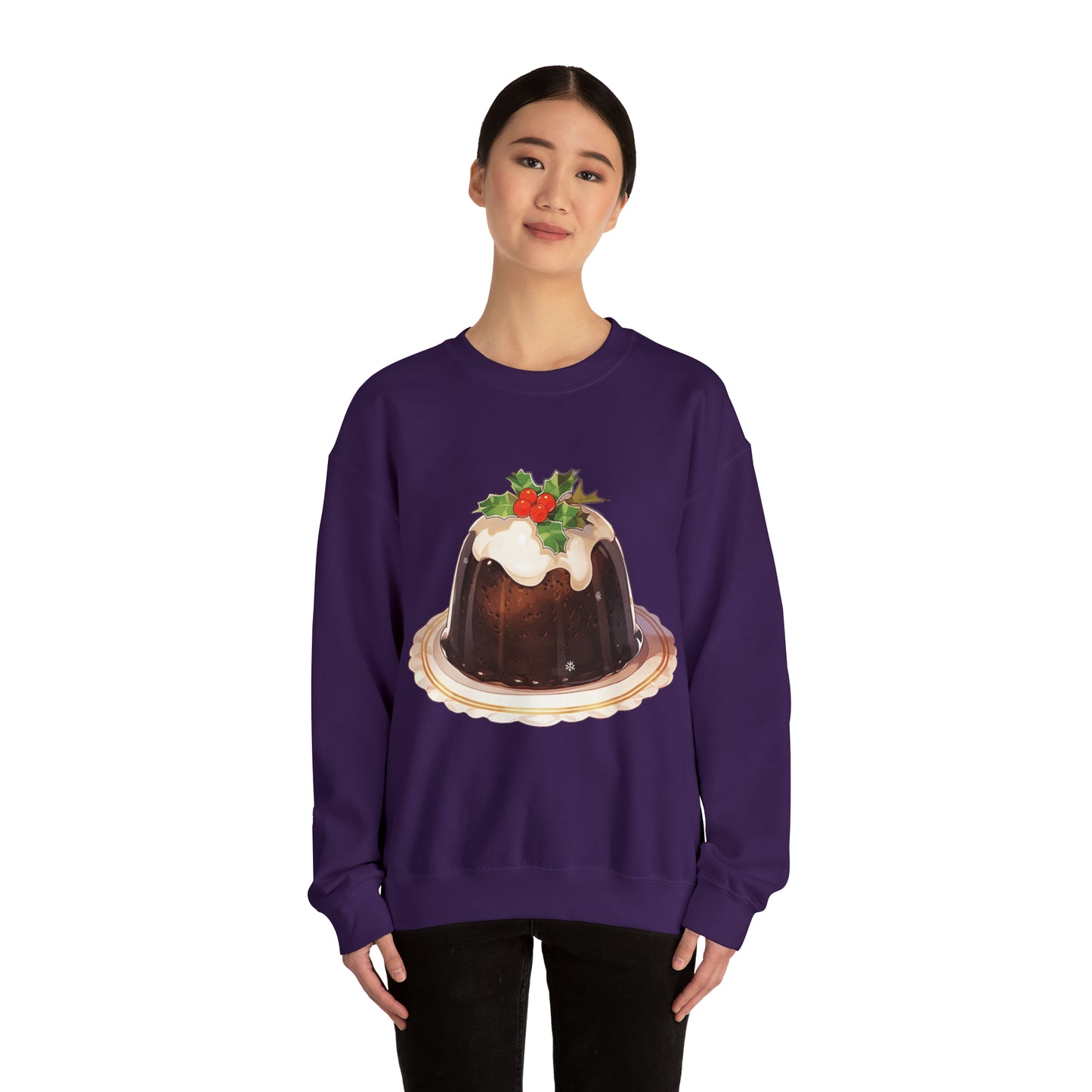Christmas Pudding Unisex Heavy Blend™ Crewneck Sweatshirt