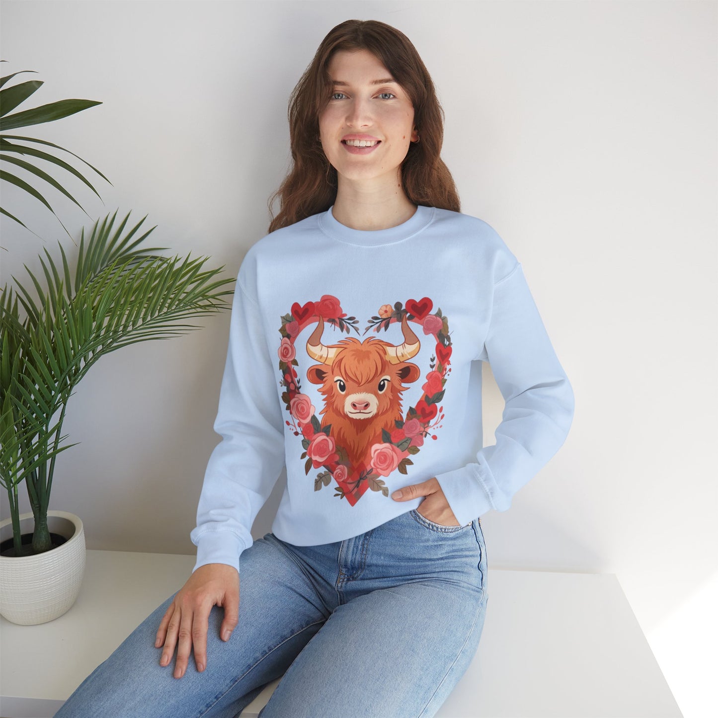 Moo Moo Love Unisex Heavy Blend™ Crewneck Sweatshirt