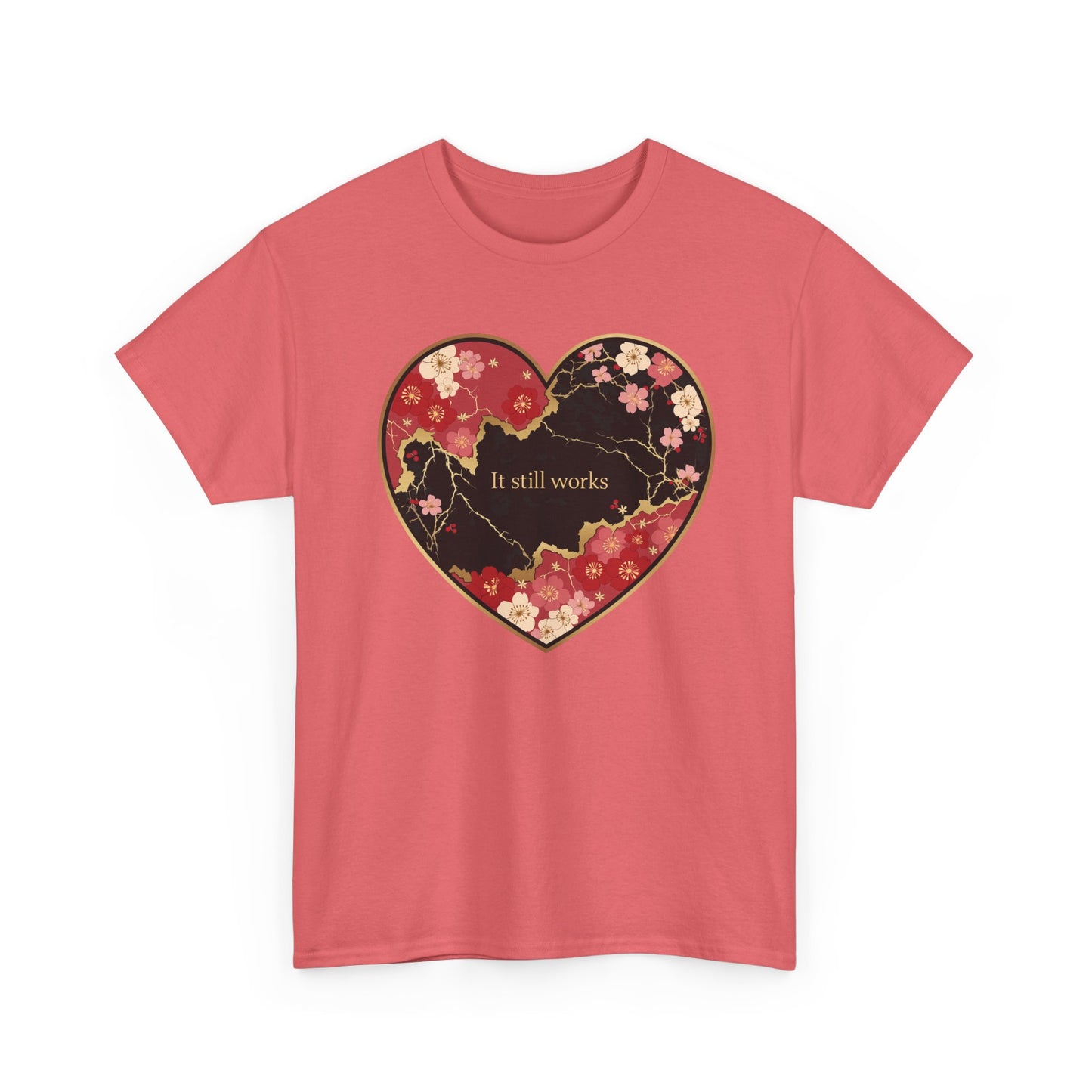 Kintsugi Heart Unisex Heavy Cotton Tee