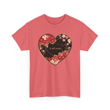 Kintsugi Heart Unisex Heavy Cotton Tee