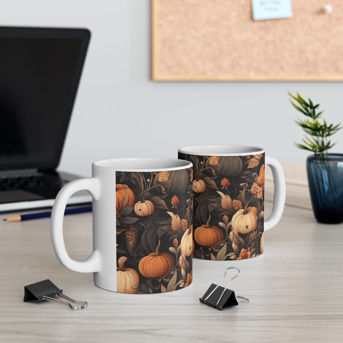 Pumpkin Harvest Ceramic Mug 11oz