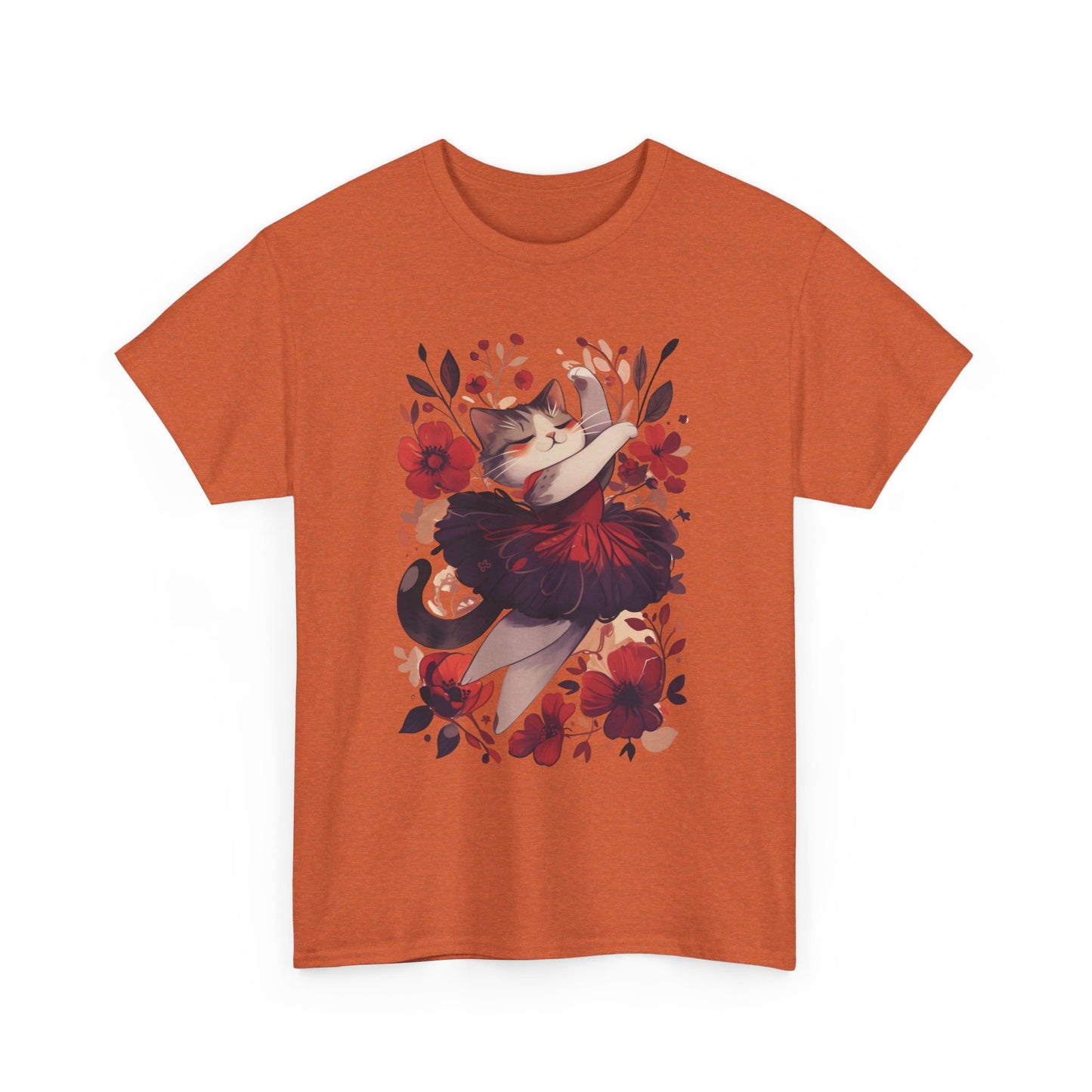 Ballet Cat Unisex Heavy Cotton Tee
