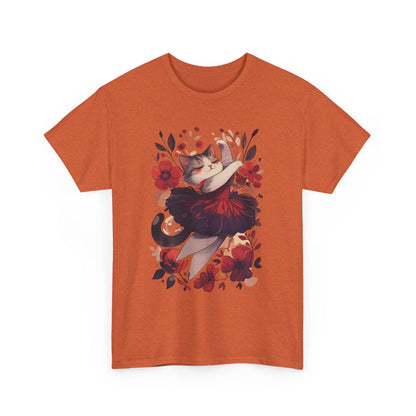 Ballet Cat Unisex Heavy Cotton Tee