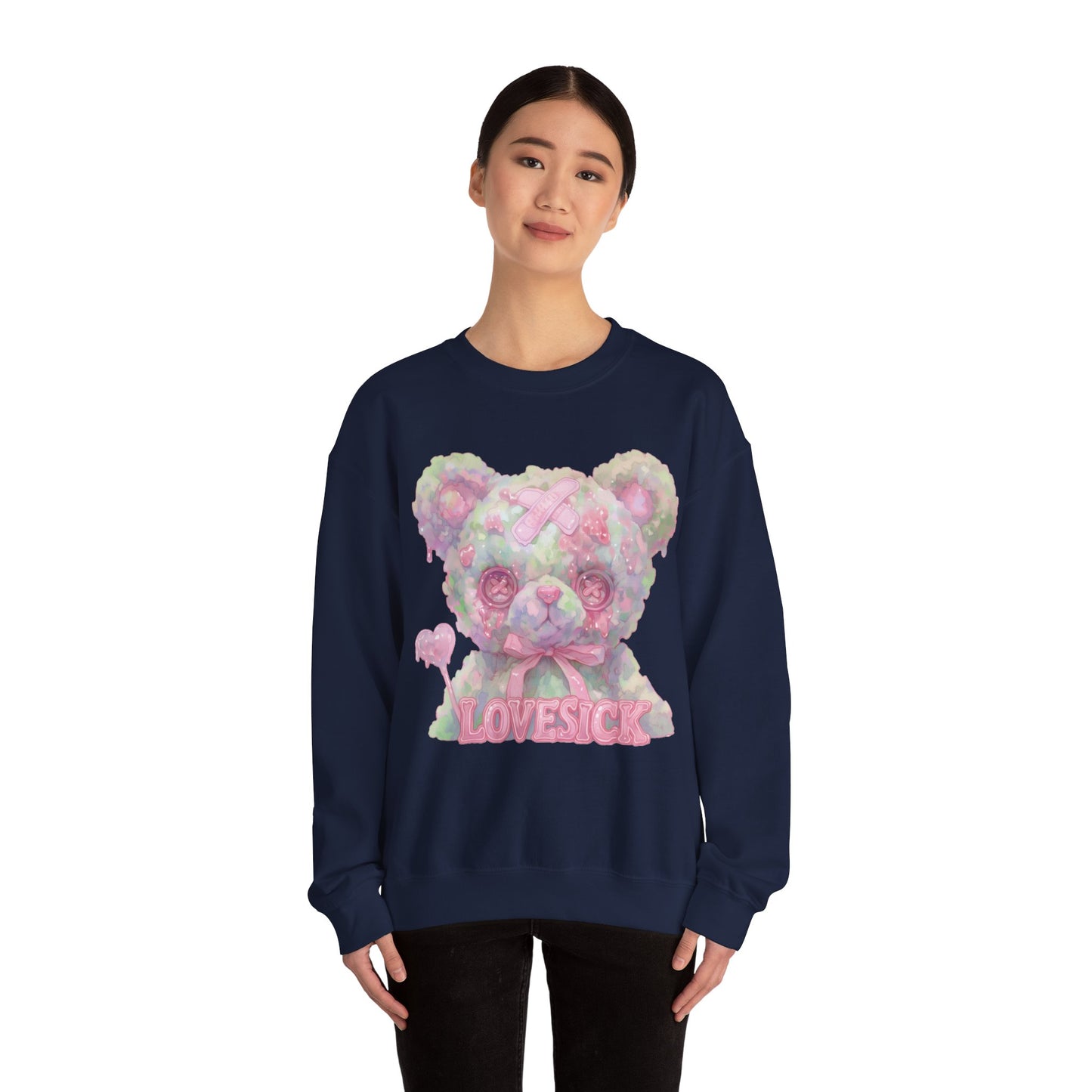 Lovesick Bear Unisex Heavy Blend™ Crewneck Sweatshirt