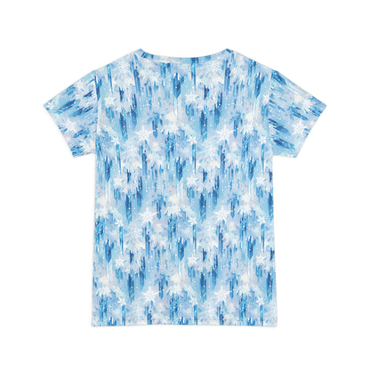 Icicles Women's Short Sleeve Shirt (AOP)