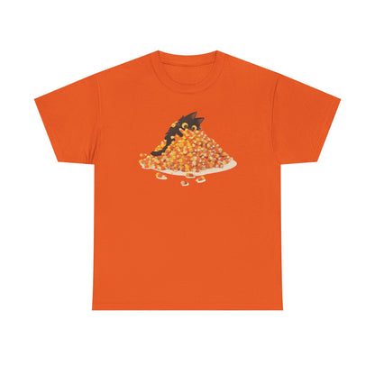 Candy Corn Cat Unisex Heavy Cotton Tee