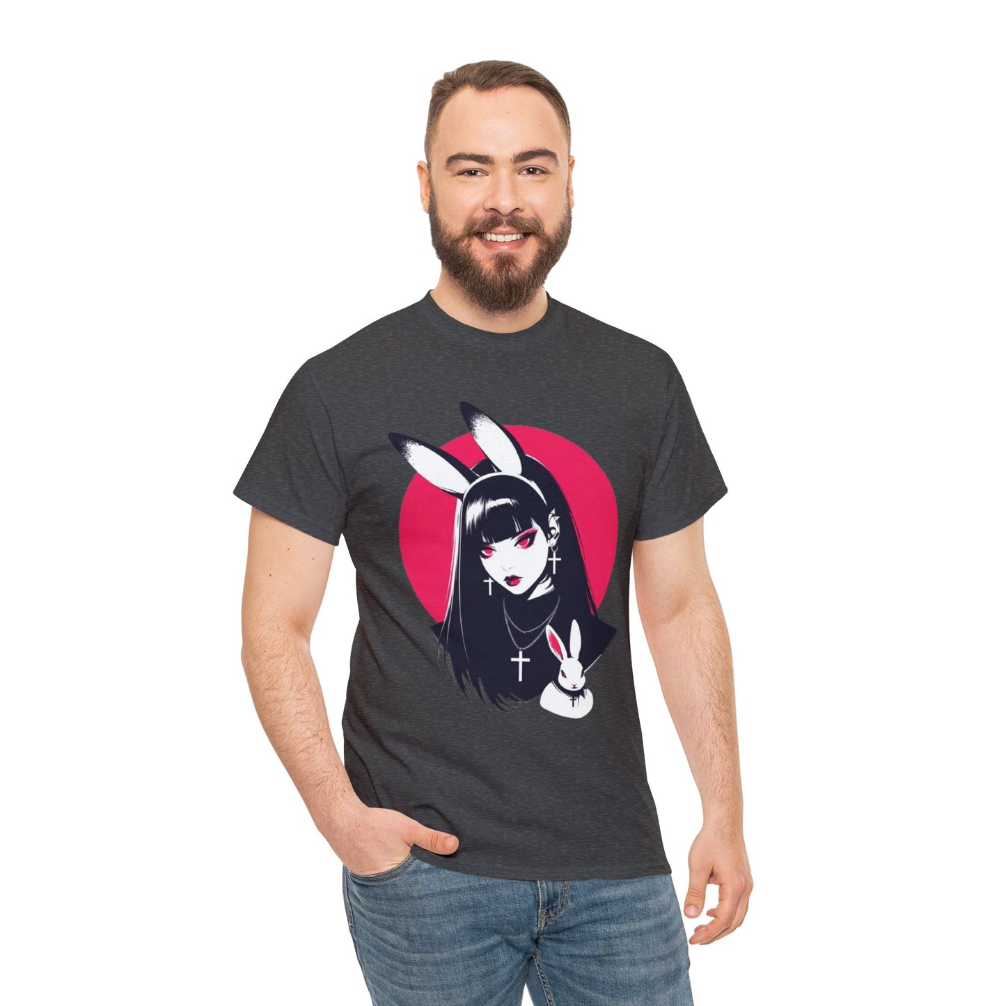 Vampire Bunny Unisex Heavy Cotton Tee