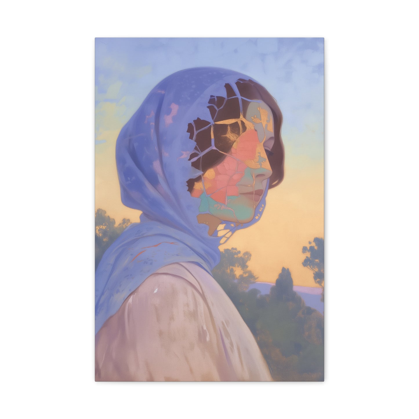Enigmatic Waif Canvas Gallery Wraps