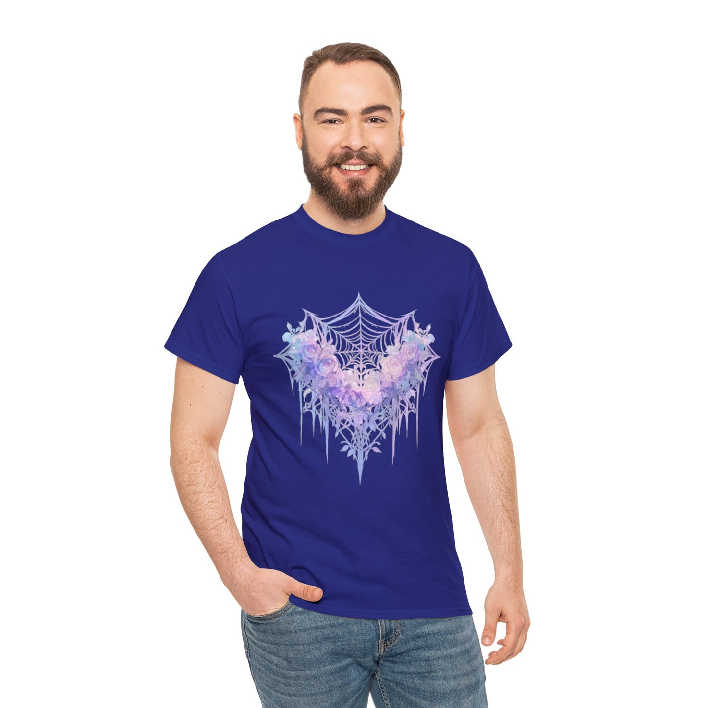 Web Heart Unisex Heavy Cotton Tee