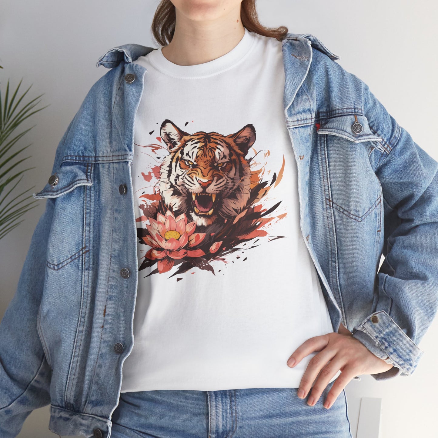 Lotus Tiger Unisex Heavy Cotton Tee