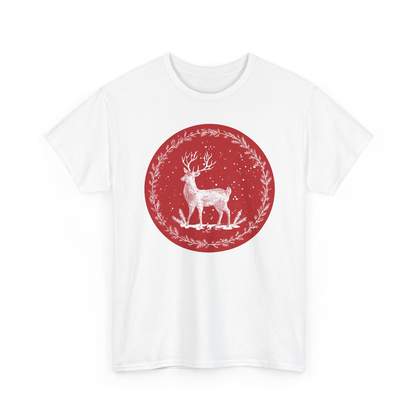 Rustic Deer Unisex Heavy Cotton Tee