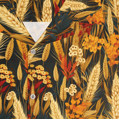 Wheat Men's Hawaiian Shirt (AOP)
