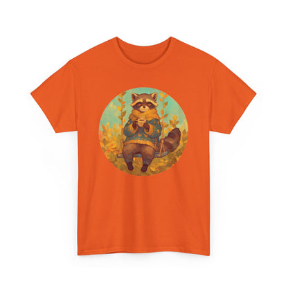 Cocoa Raccoon Unisex Heavy Cotton Tee
