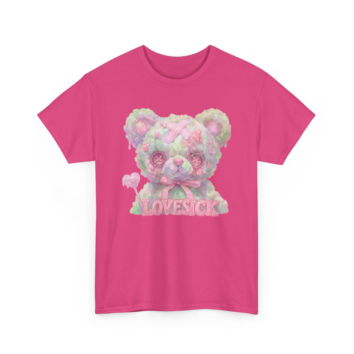 Lovesick Bear Unisex Heavy Cotton Tee