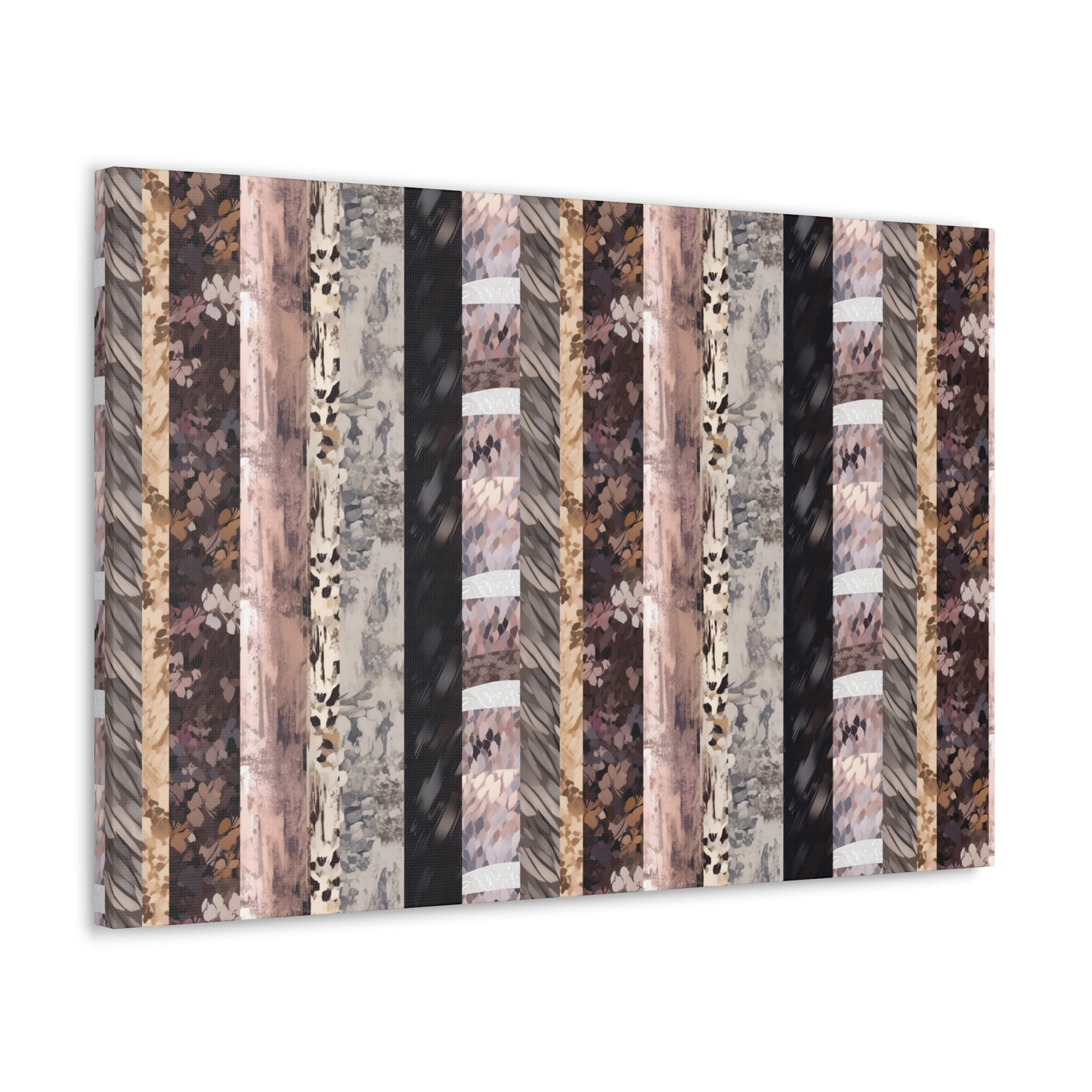 Textured Stripes Canvas Gallery Wrap