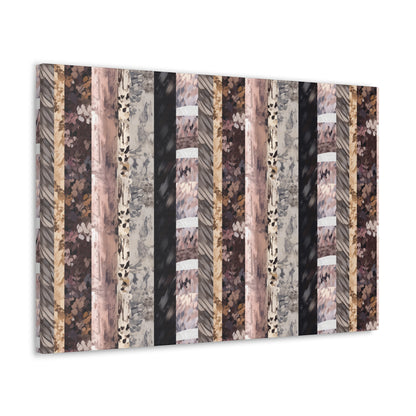 Textured Stripes Canvas Gallery Wrap