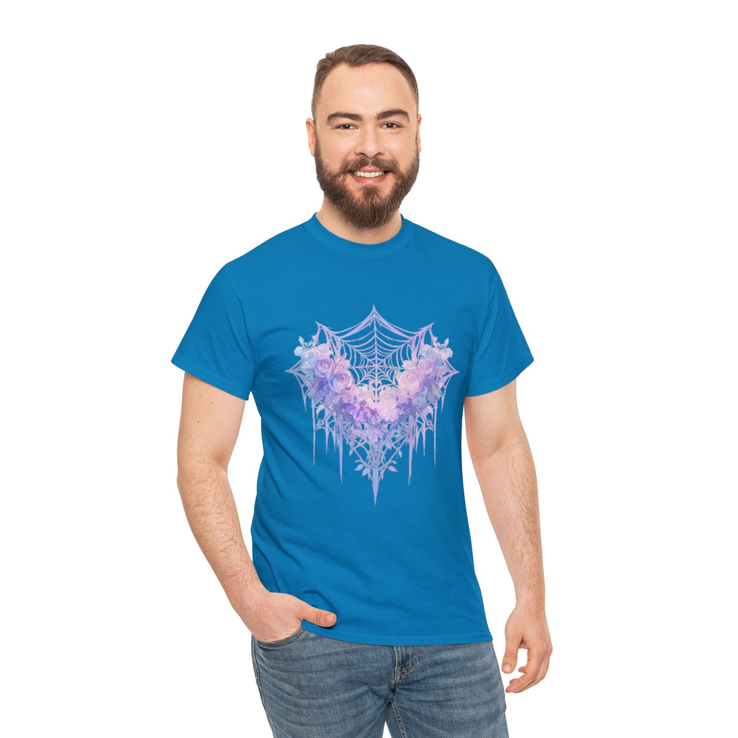 Web Heart Unisex Heavy Cotton Tee