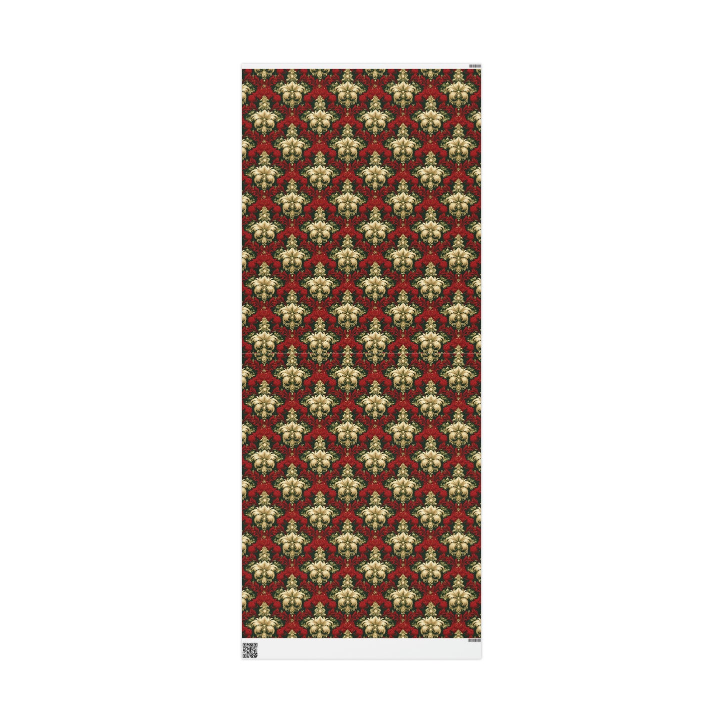 Christmas Damask Wrapping Papers