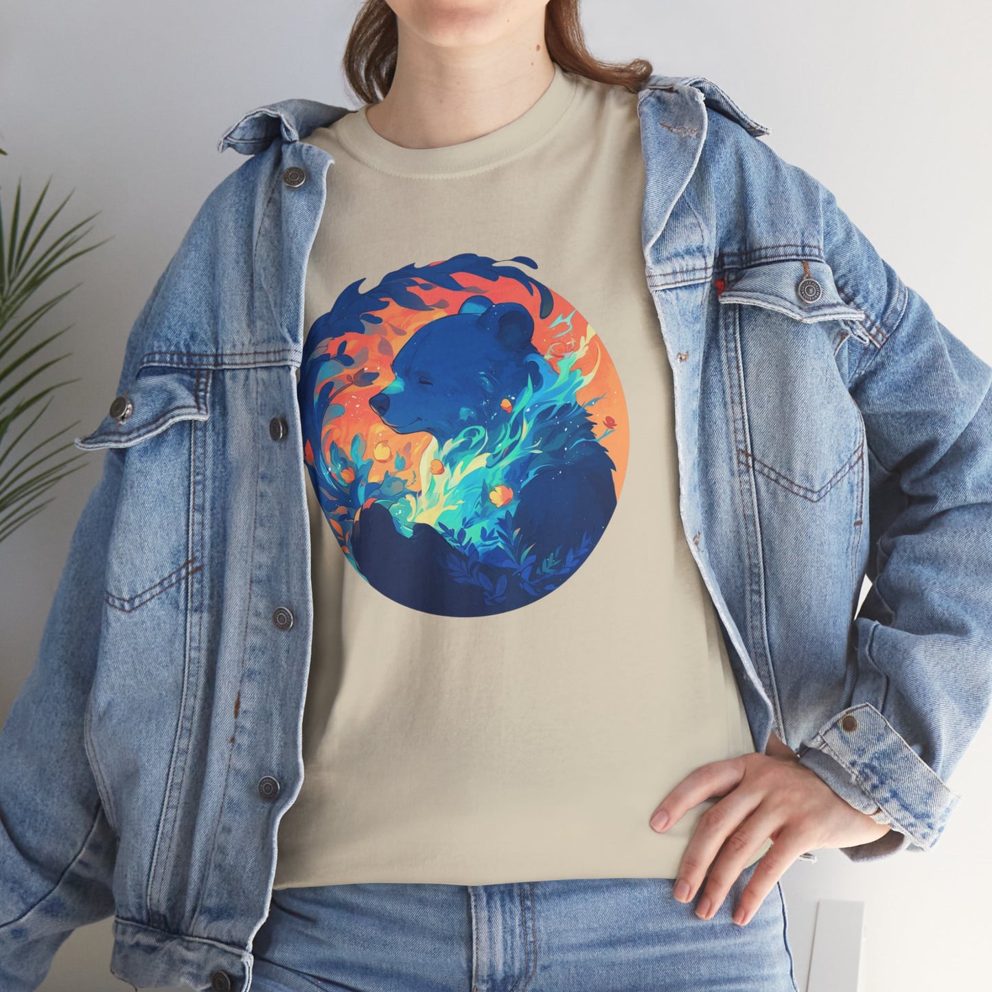 Elemental Bear Unisex Heavy Cotton Tee