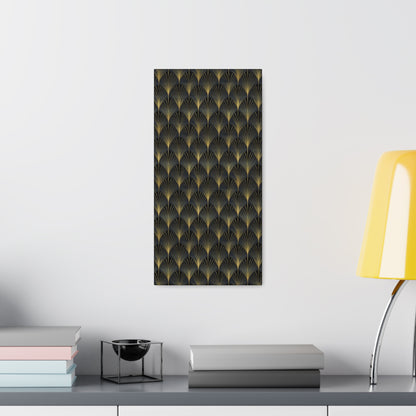 Art Deco Fans Canvas Gallery Wrap