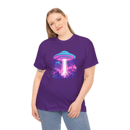 Tropical UFO Unisex Heavy Cotton Tee