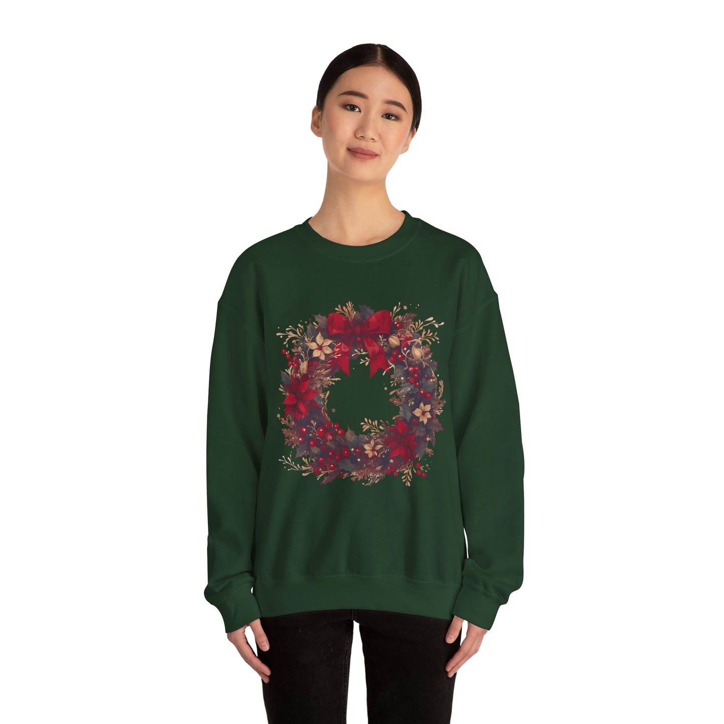 Wreath Unisex Heavy Blend™ Crewneck Sweatshirt