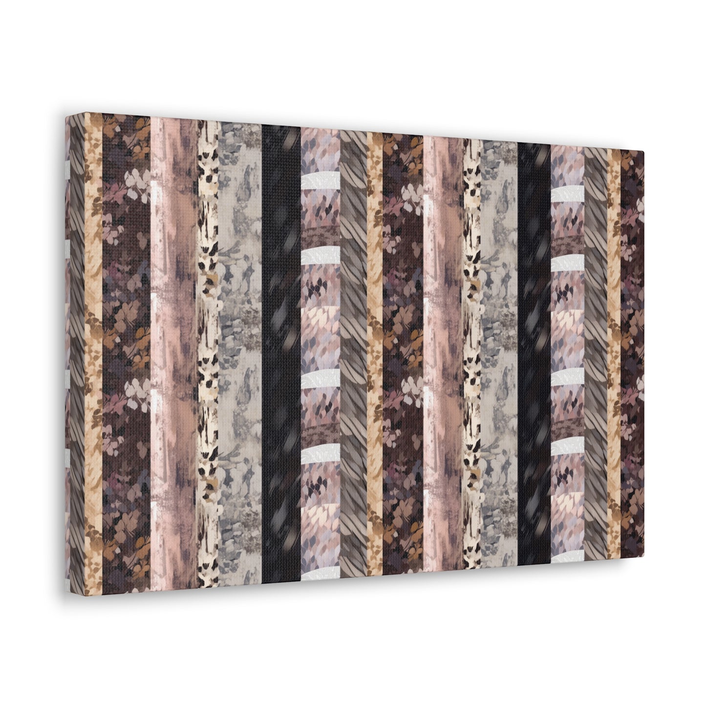 Textured Stripes Canvas Gallery Wrap