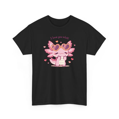 I Love You Alotl Unisex Heavy Cotton Tee