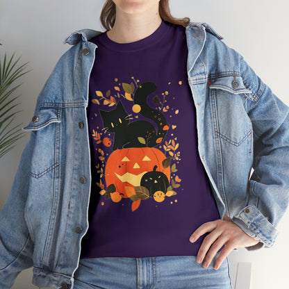 Spooky Kitty Unisex Heavy Cotton Tee