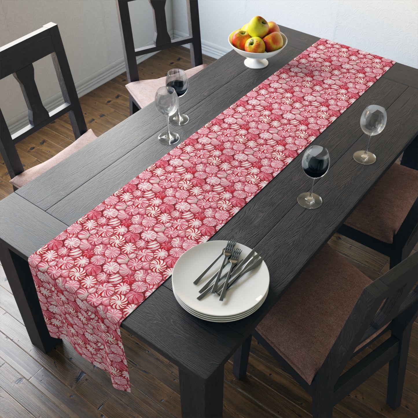Peppermint Fresh Table Runner (Cotton, Poly)