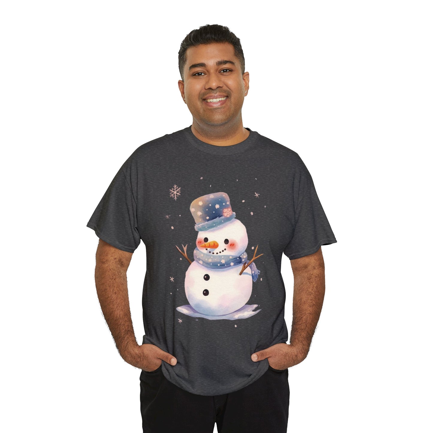 Snowman Unisex Heavy Cotton Tee