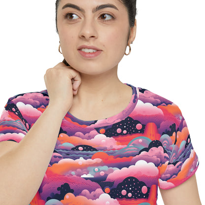 Cosmic Whimsy Women's Short Sleeve Shirt (AOP)