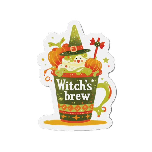 Witch's Brew Die-Cut Magnets