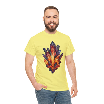 Volcanic Crystal Cluster Unisex Heavy Cotton Tee