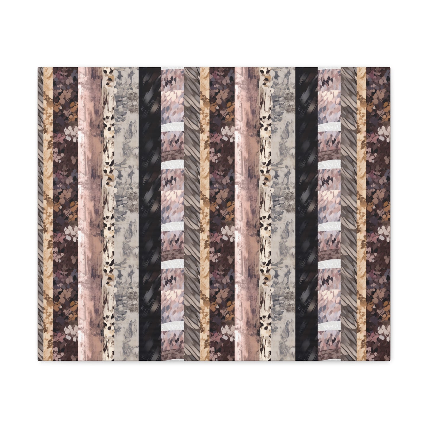 Textured Stripes Canvas Gallery Wrap