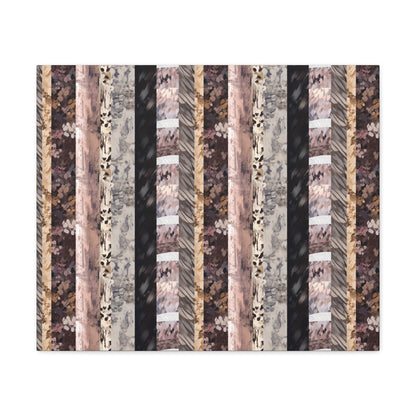 Textured Stripes Canvas Gallery Wrap