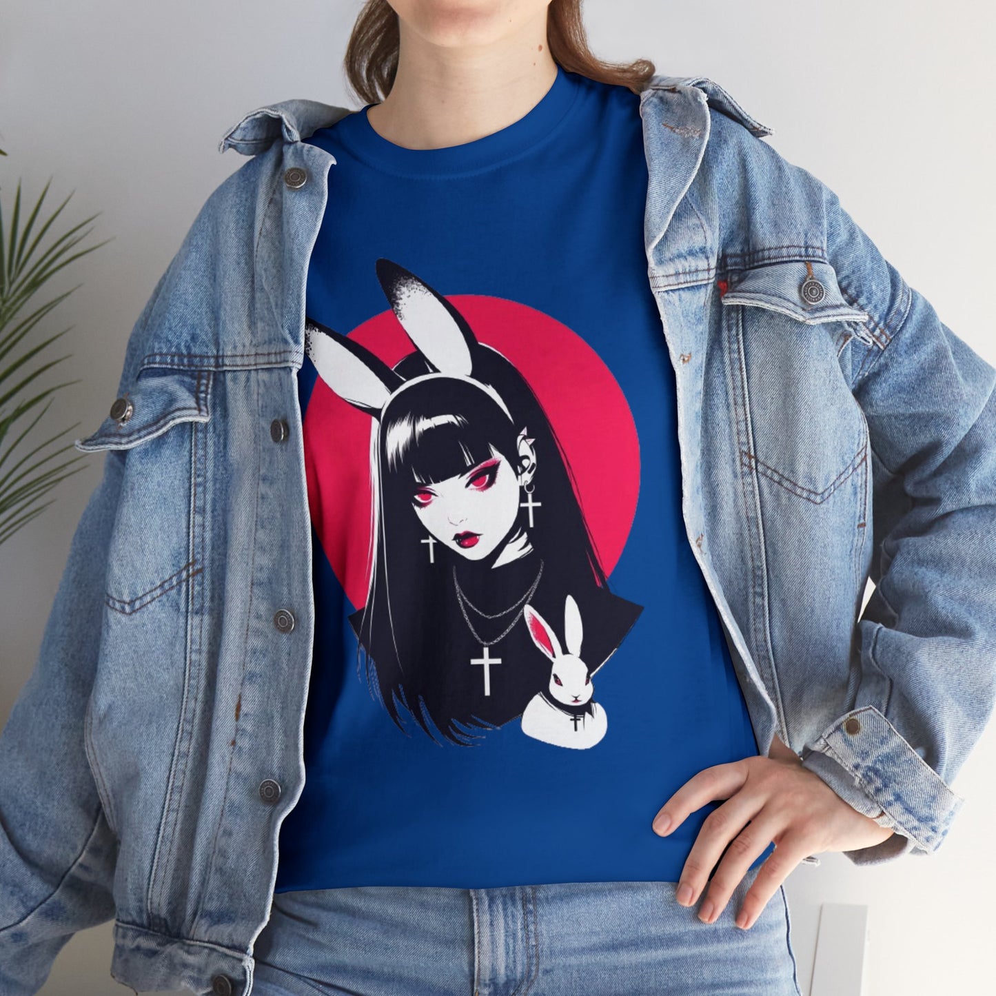 Vampire Bunny Unisex Heavy Cotton Tee