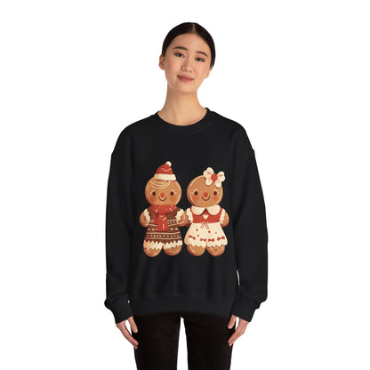 Gingerbread Couple Unisex Heavy Blend™ Crewneck Sweatshirt