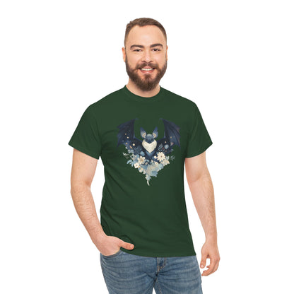 Midnight Bat Unisex Heavy Cotton Tee