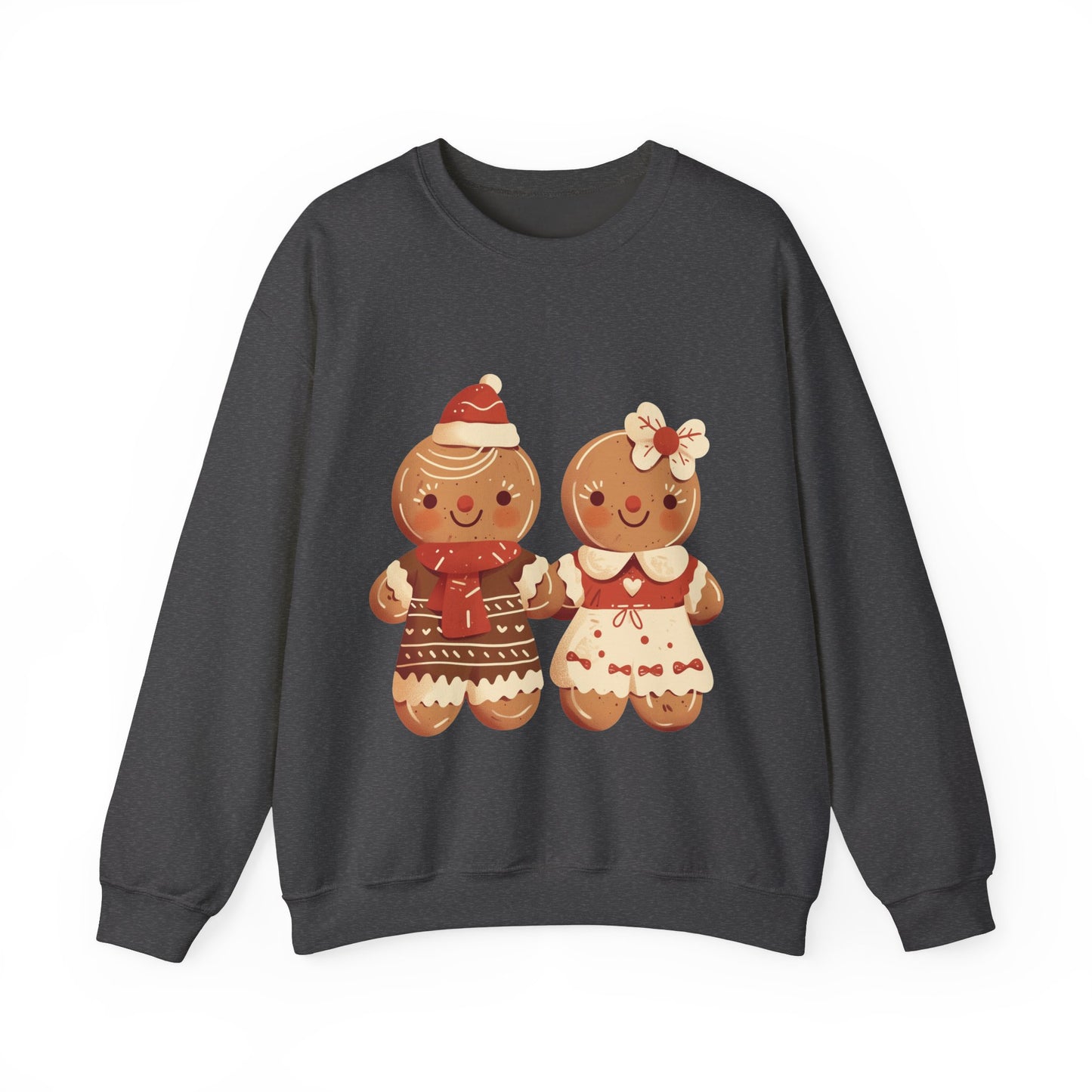 Gingerbread Couple Unisex Heavy Blend™ Crewneck Sweatshirt