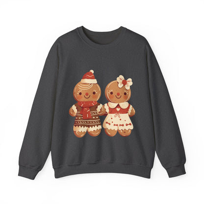 Gingerbread Couple Unisex Heavy Blend™ Crewneck Sweatshirt