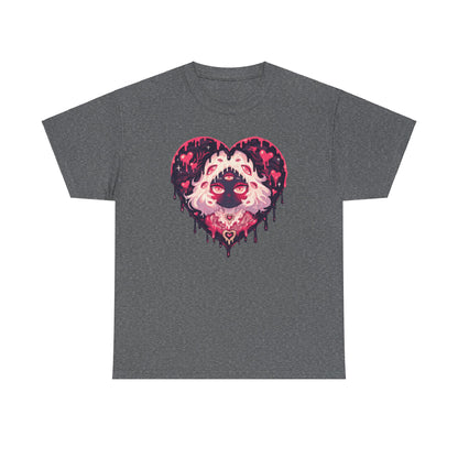 Melty Heart Unisex Heavy Cotton Tee