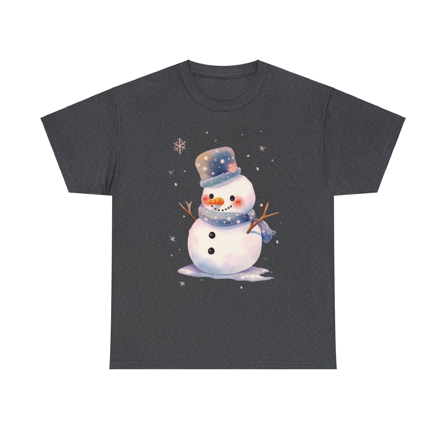 Snowman Unisex Heavy Cotton Tee