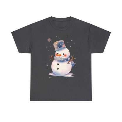 Snowman Unisex Heavy Cotton Tee