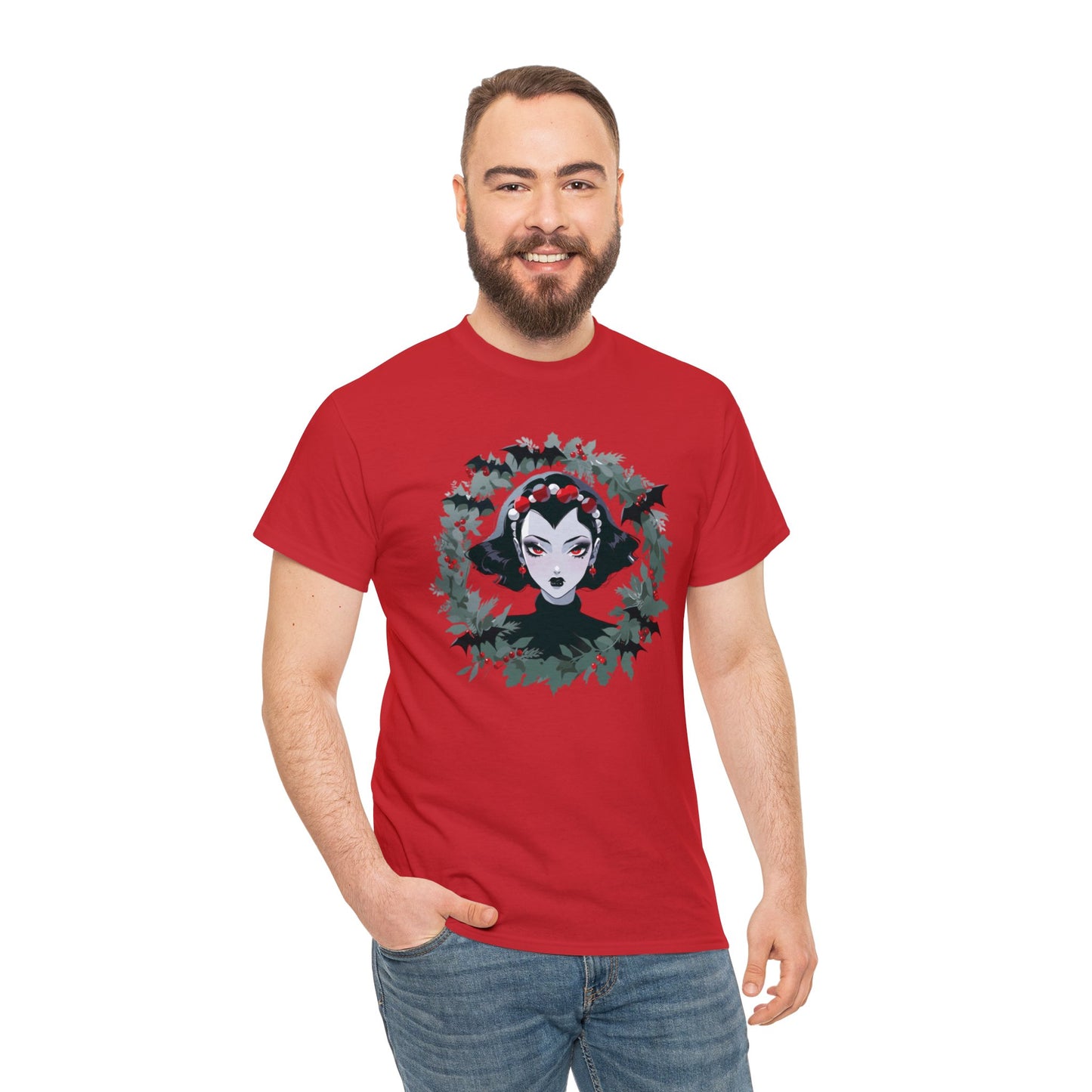 Vampire Wreath Unisex Heavy Cotton Tee