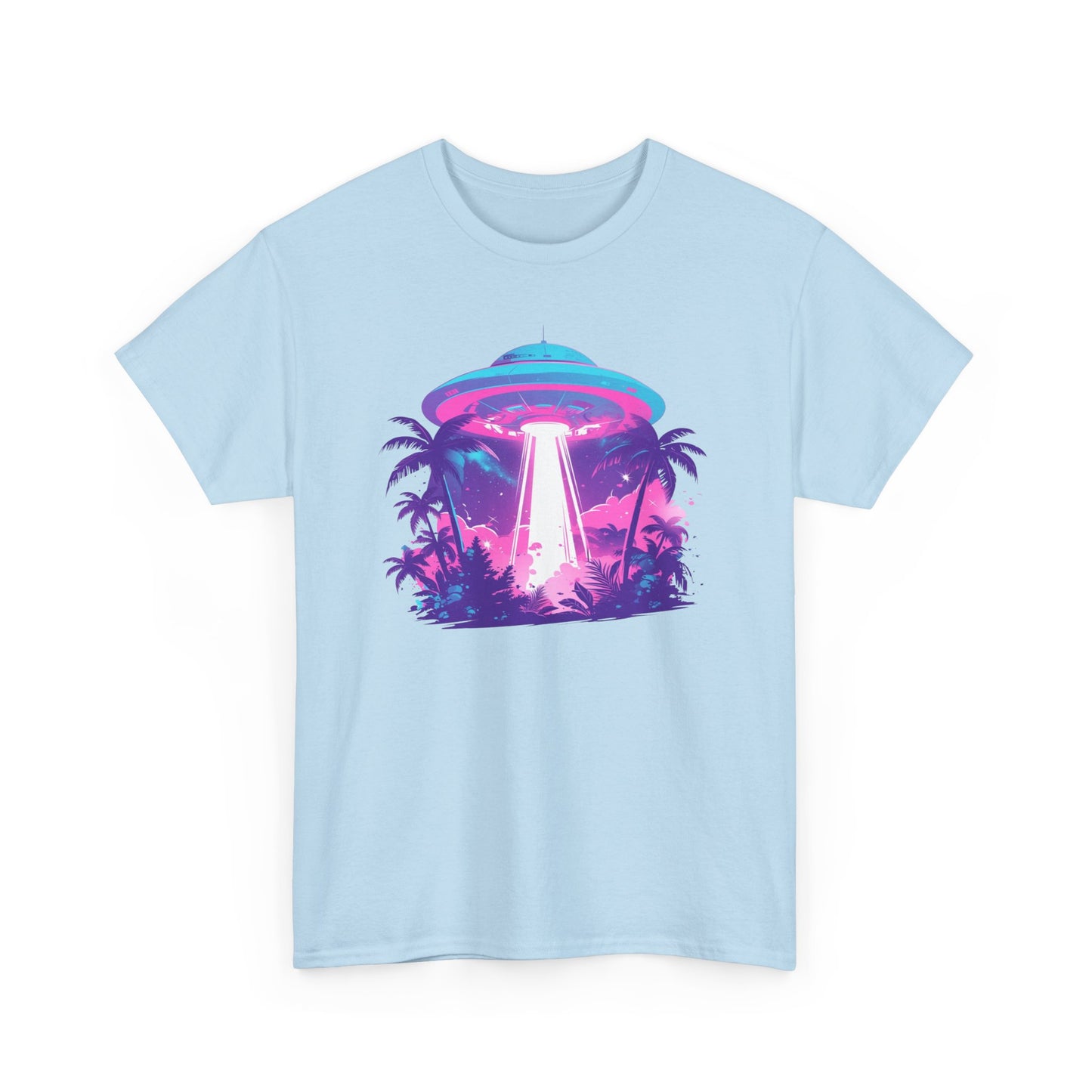 Tropical UFO Unisex Heavy Cotton Tee