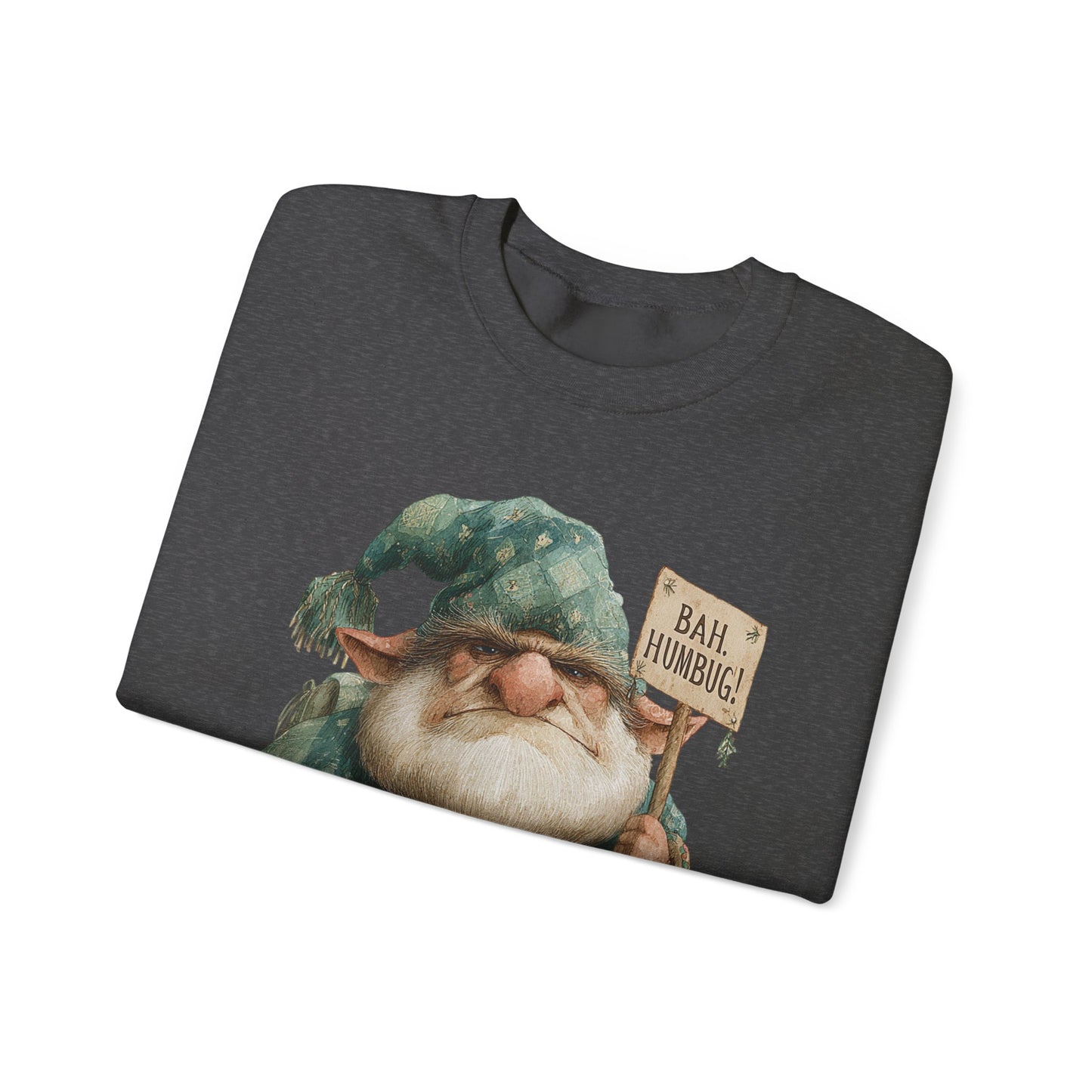 Grumpy Elf Unisex Heavy Blend™ Crewneck Sweatshirt
