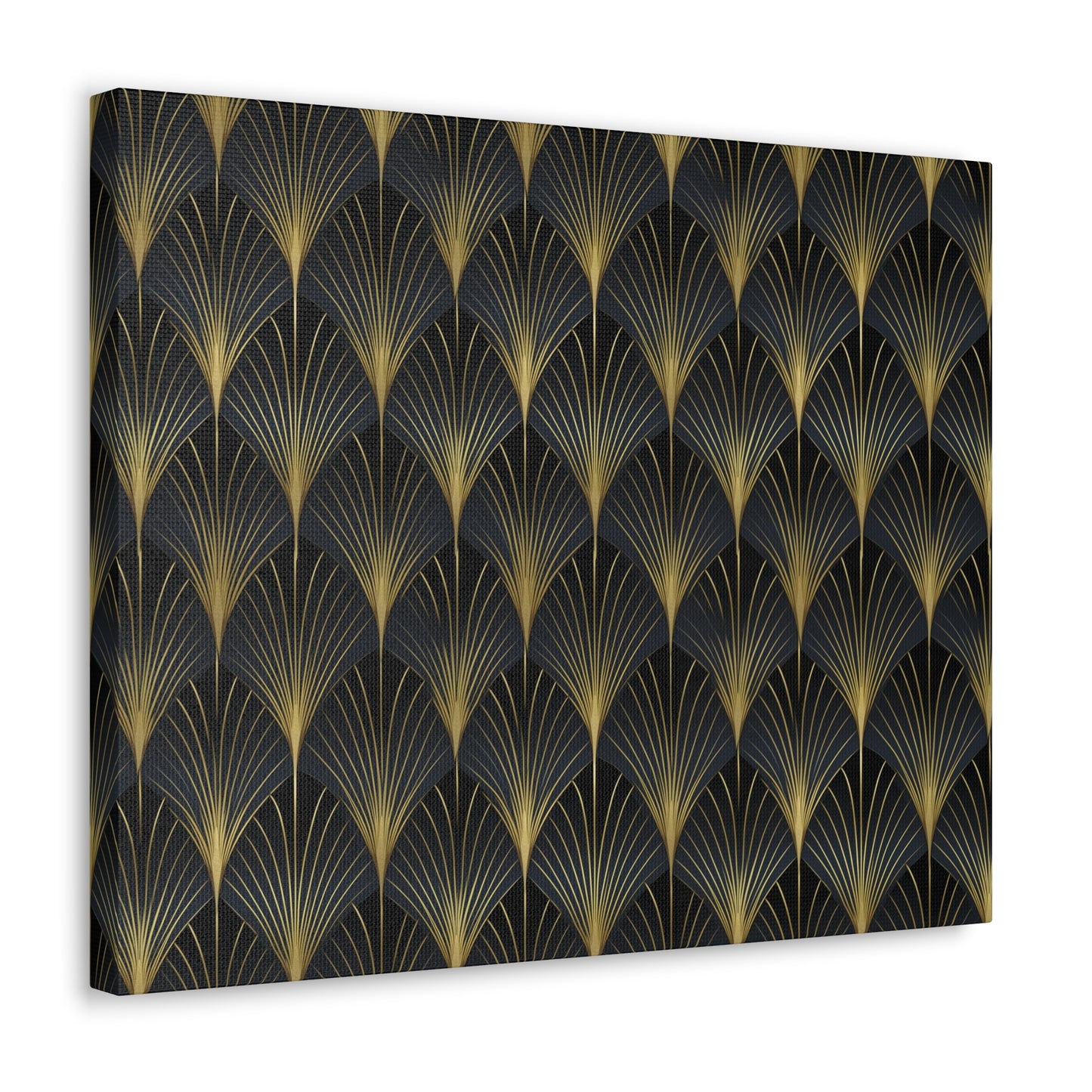 Art Deco Fans Canvas Gallery Wrap